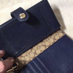 Coach phone wallet case fits iPhone 6- X